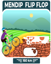 Mendip Flip Flop Logo