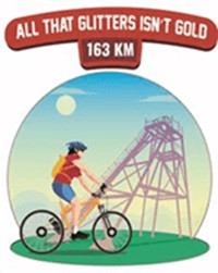 All that Glitters isn't Gold - Century Ride Logo