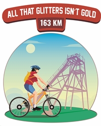 All that Glitters isn't Gold - Century Ride Logo
