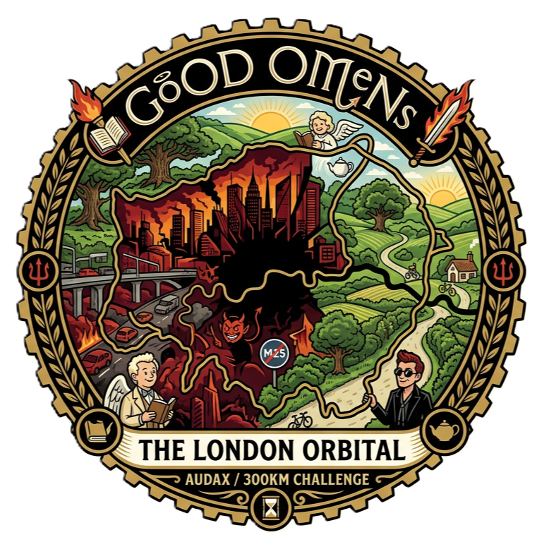 Good Omens | The London Orbital Logo